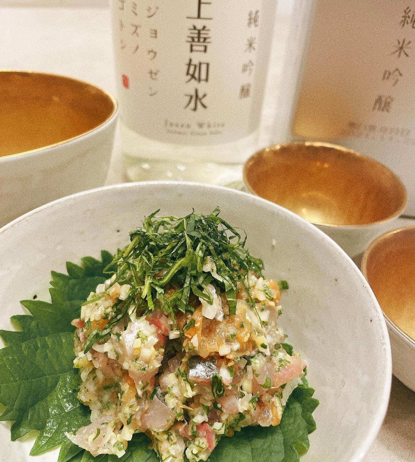 日本酒に合う！鯵のなめろう