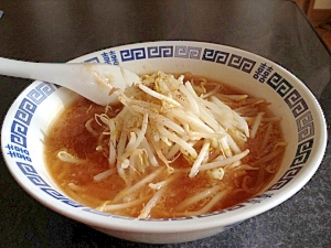 もやし醤油ラーメン