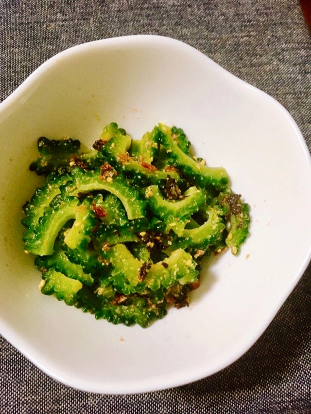 簡単♪ゴーヤの梅ごま和え