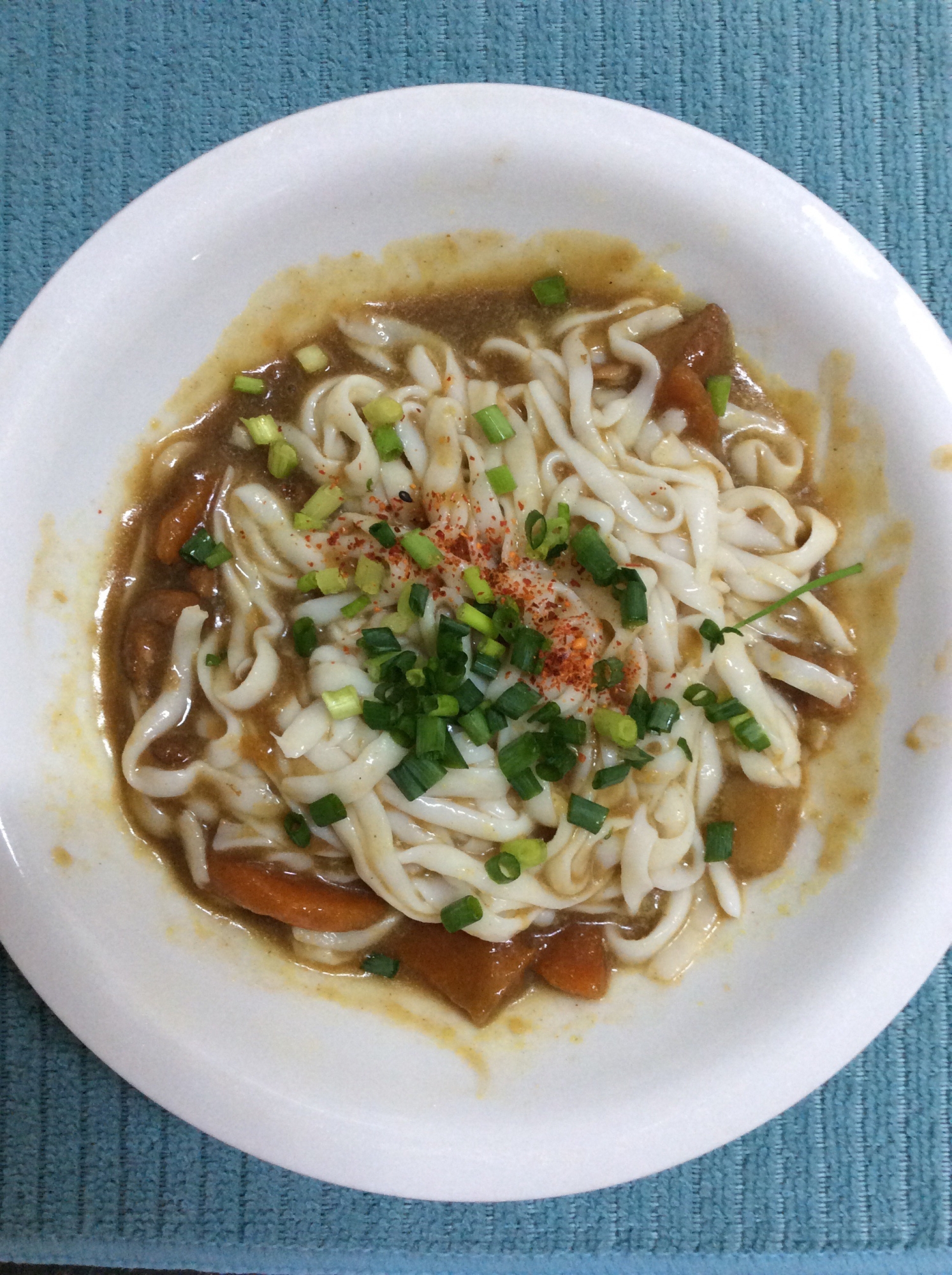 レモンでさっぱり♪カレーうどん