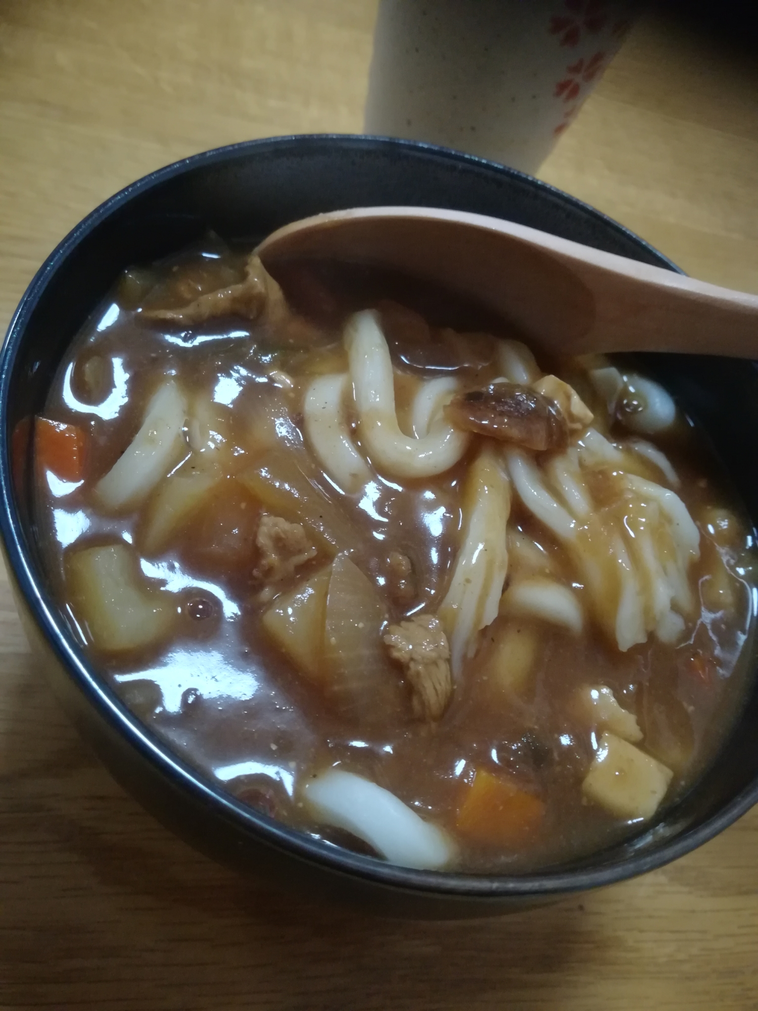 豚汁活用★カレーうどん