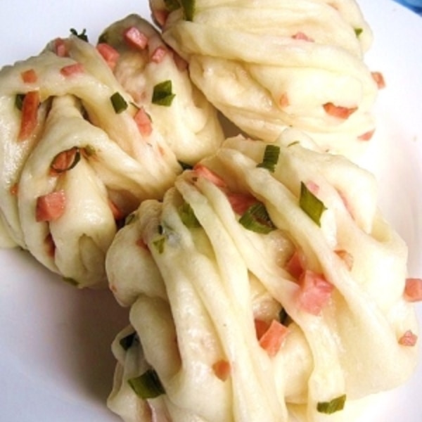 ハムとねぎの花巻 火腿葱花花巻 レシピ 作り方 By はかせ55 楽天レシピ ハムとねぎの花巻 火腿葱花花巻 レシピ 作り方 By はかせ55 楽天レシピ