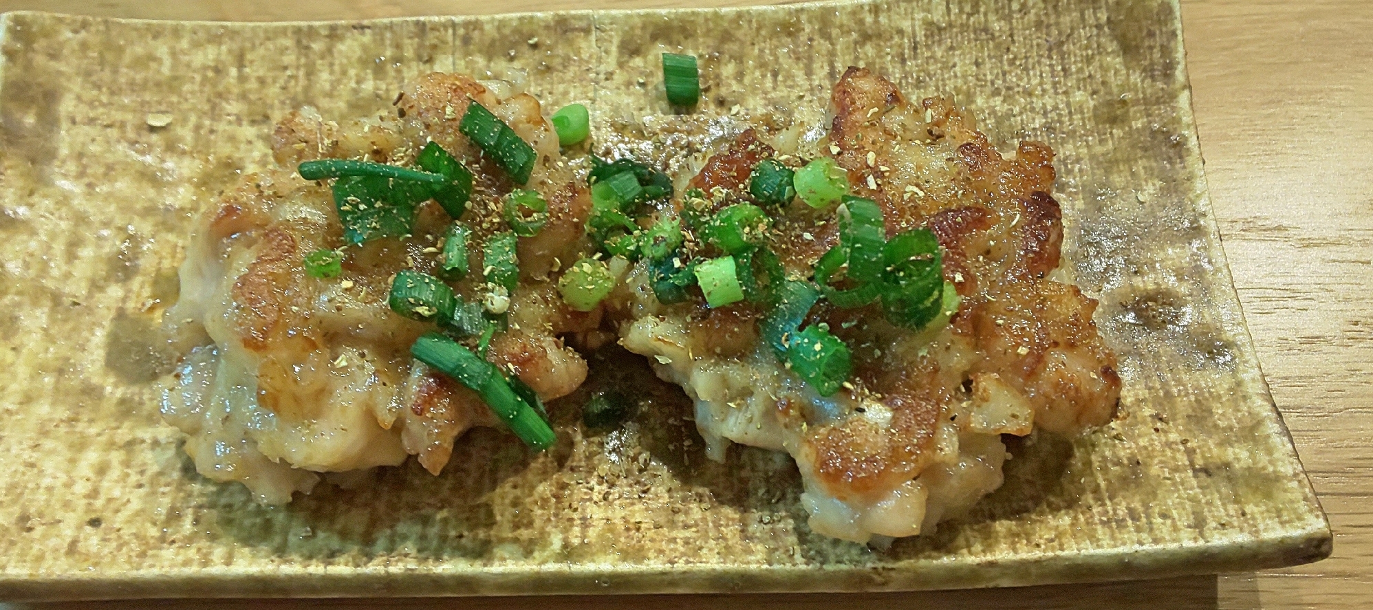 蓮根と鶏肉のつくね風