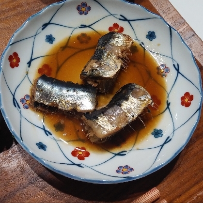 骨まで食べれる♪いわしの梅煮