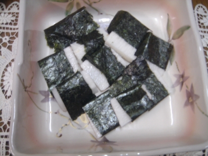 簡単なのにおしゃれなビジュアル♪歯触りもよく、長芋食べてるぞという感じでした。ご馳走様でした(=^・^=)