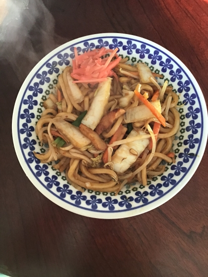 焼きうどんソース味