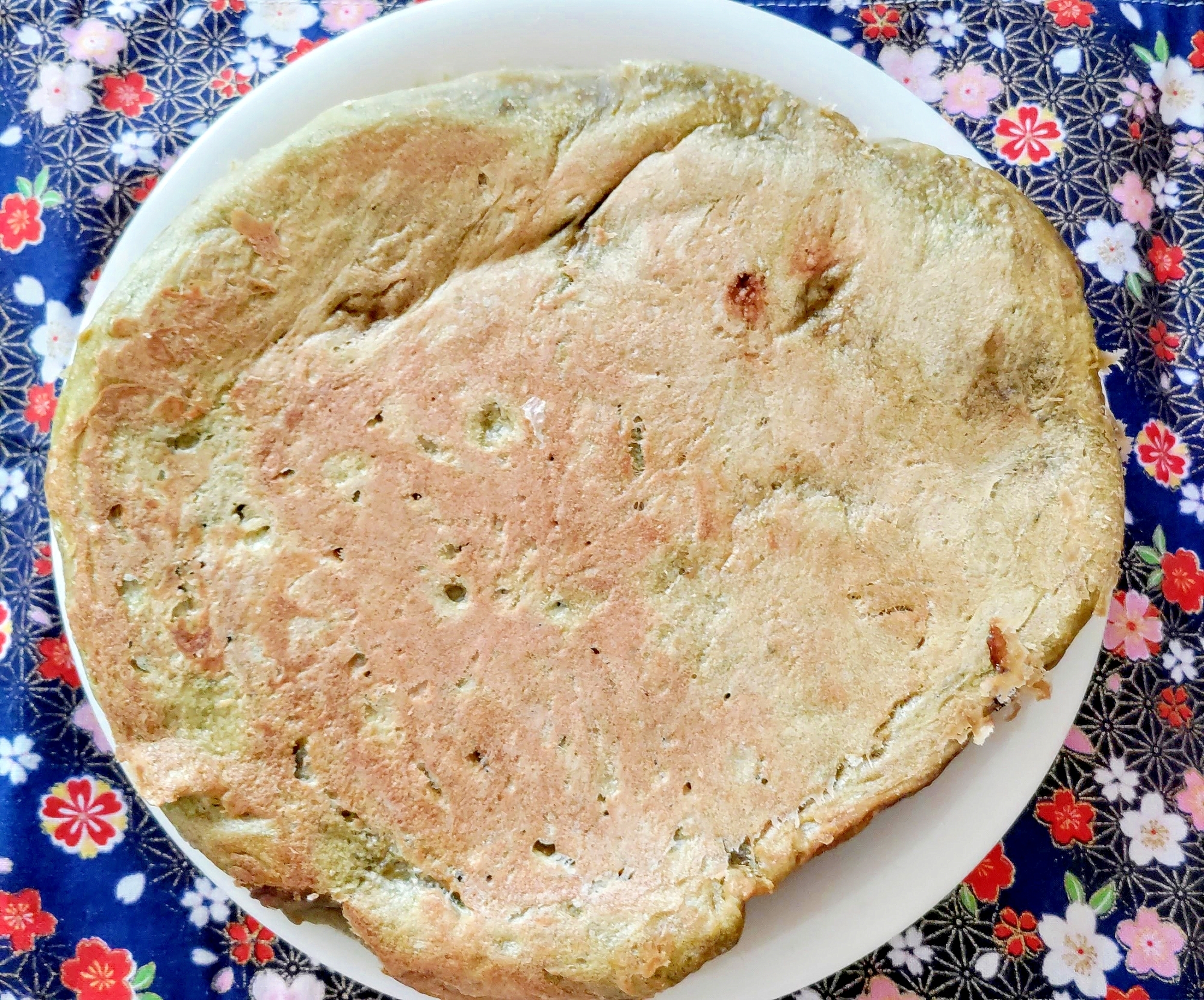 生地作り５分☆フライパン１つDe☆抹茶ミルクパン