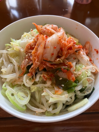 汁無し！キムチラーメン