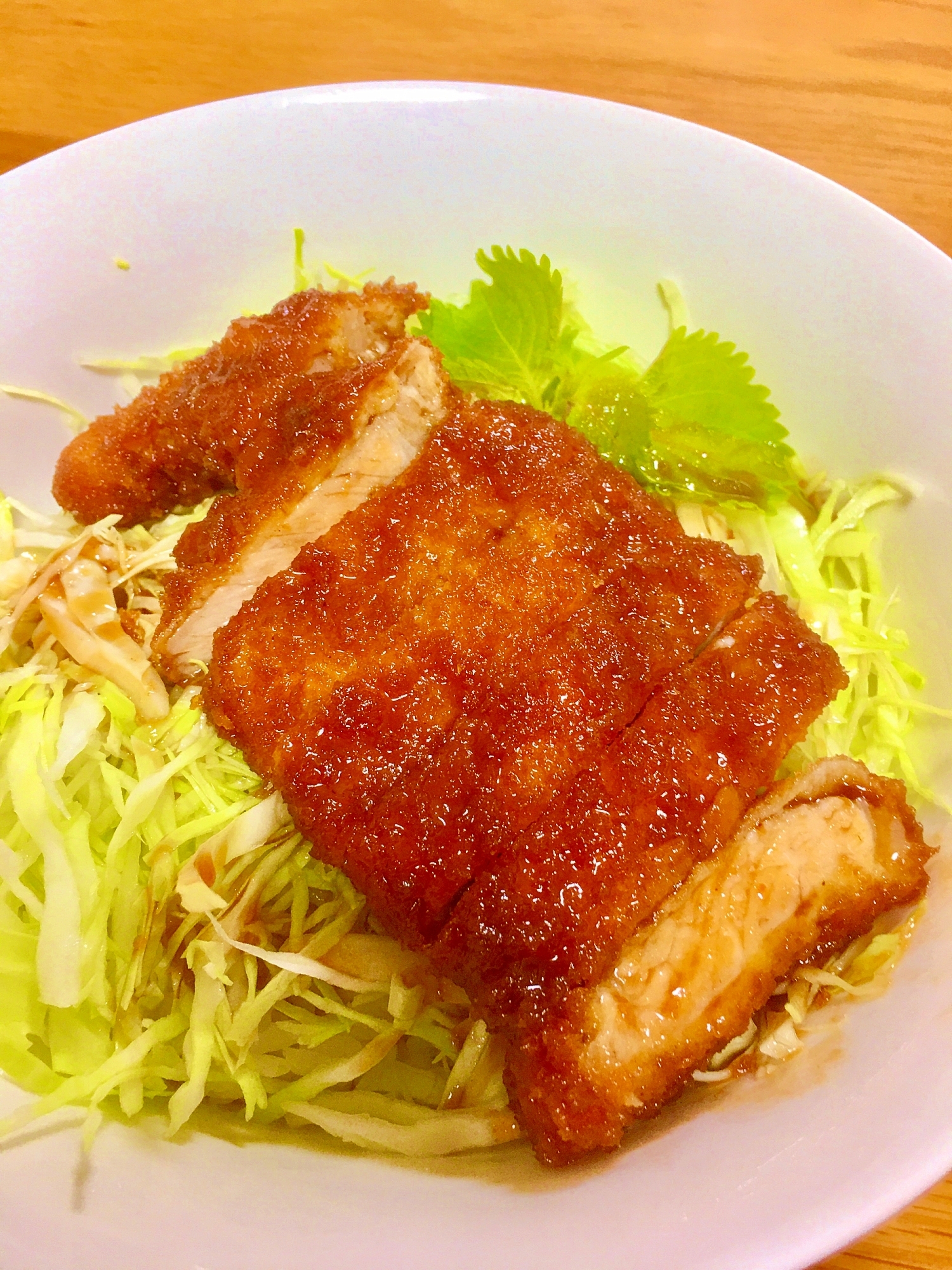 スッパウマ！　梅ソースカツ丼