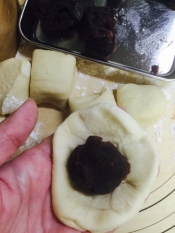 手づくり豚まん肉まんの皮で 漉し餡の熱々あんまん レシピ 作り方 By Toytoy Saori05 楽天レシピ