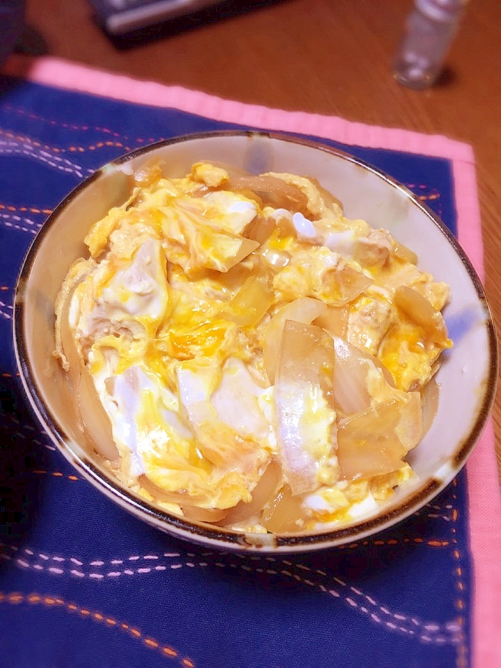 *鶏胸肉で節約！簡単親子丼*