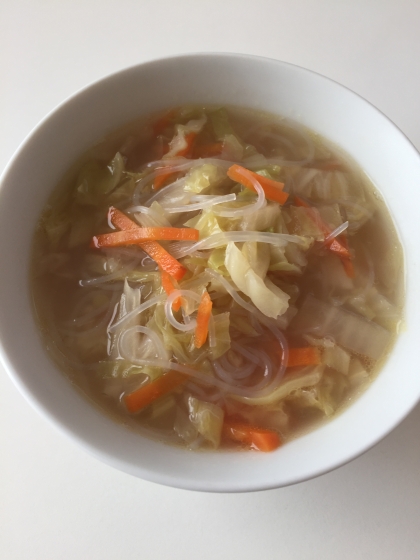 野菜と春雨スープ☆