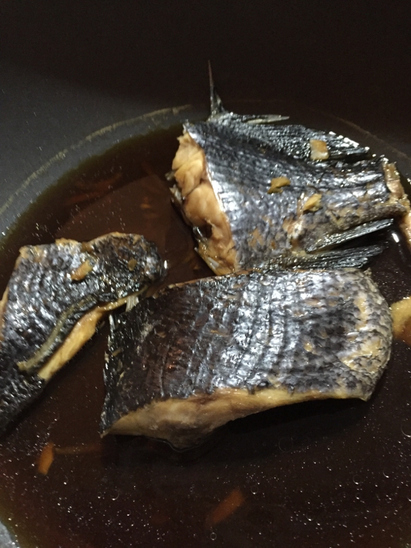 魚の煮付け 今回はグレ