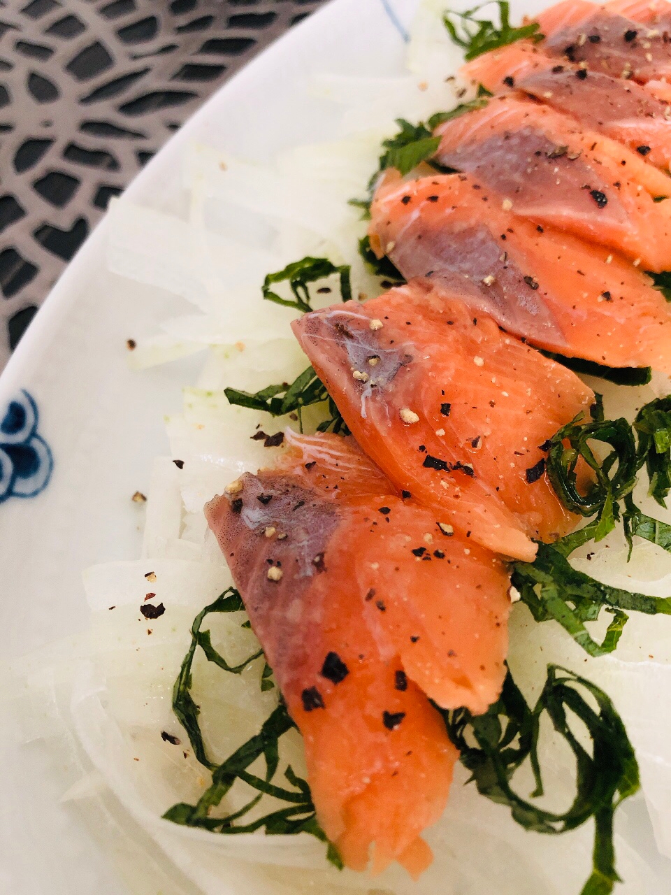 サーモンのカルパッチョ レシピ 作り方 By おうち料理愛好家mamayumi 楽天レシピ