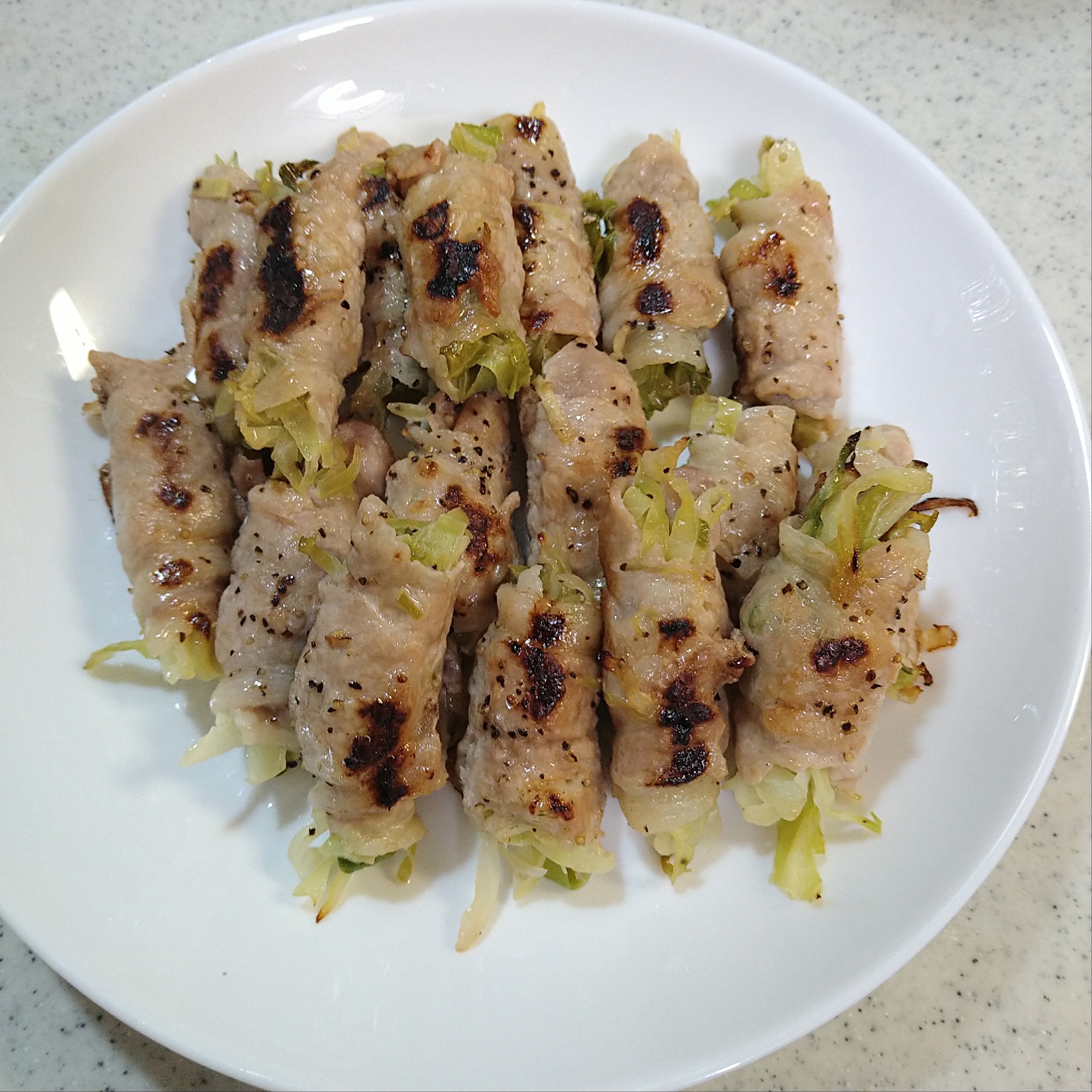 春キャベツの肉巻き