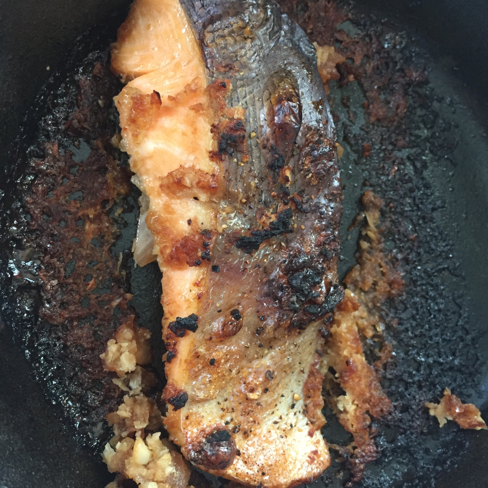 ガーリックオニオンの鮭のオーブン焼き