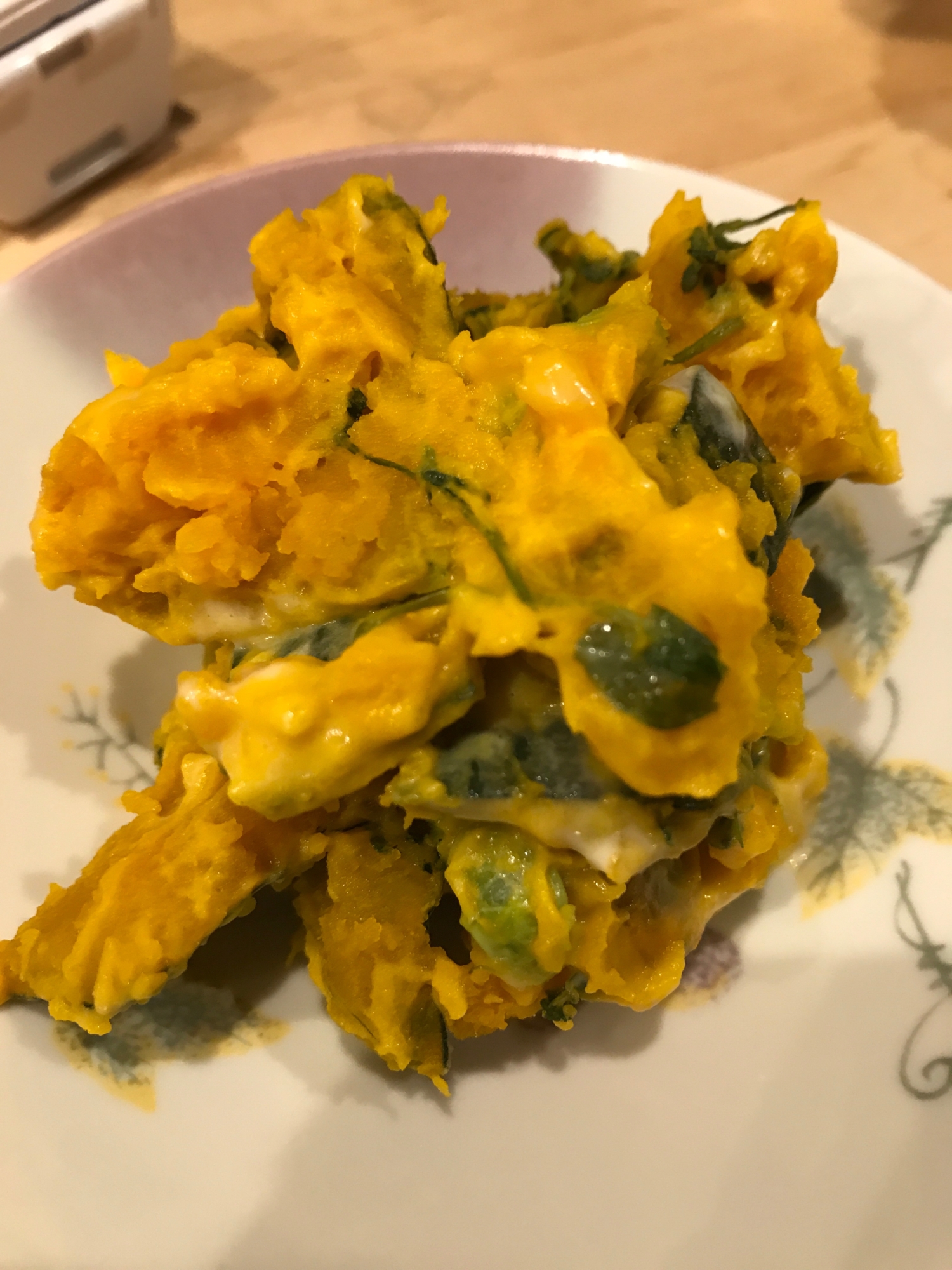 かぼちゃだけ かぼちゃのカレー風味サラダ レシピ 作り方 By Sayappeee 楽天レシピ