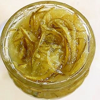 シークワーサーの皮で マーマレード