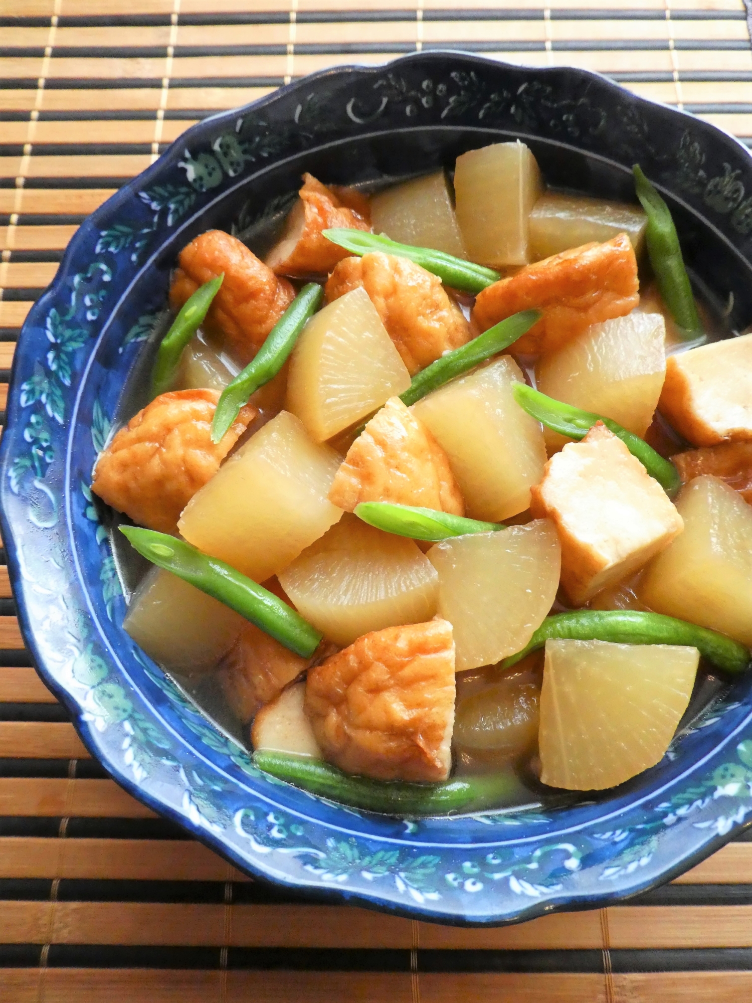 簡単☆魚河岸あげと大根の味染み煮物