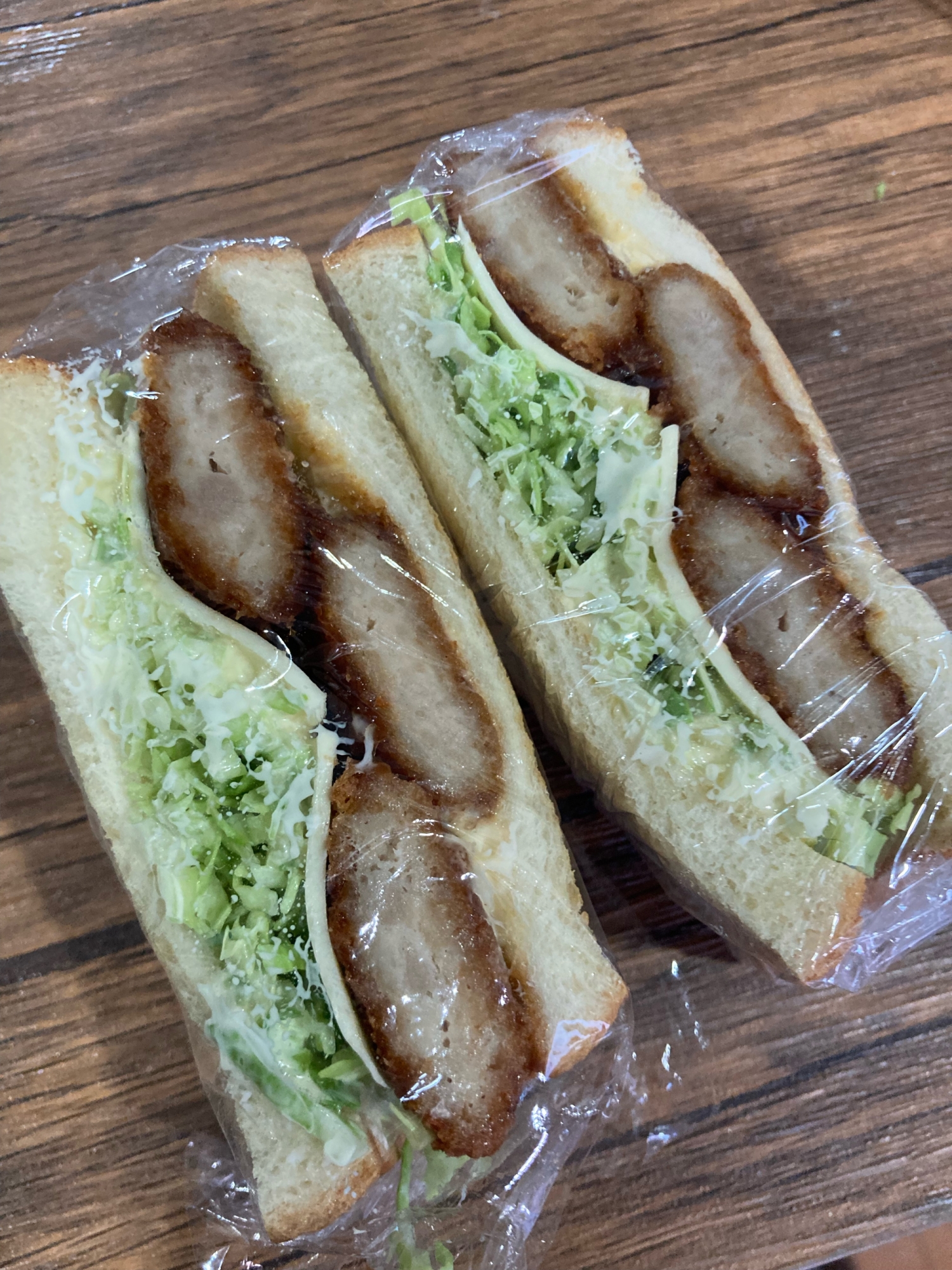 冷凍食品で！簡単ボリューム　カツサンド弁当