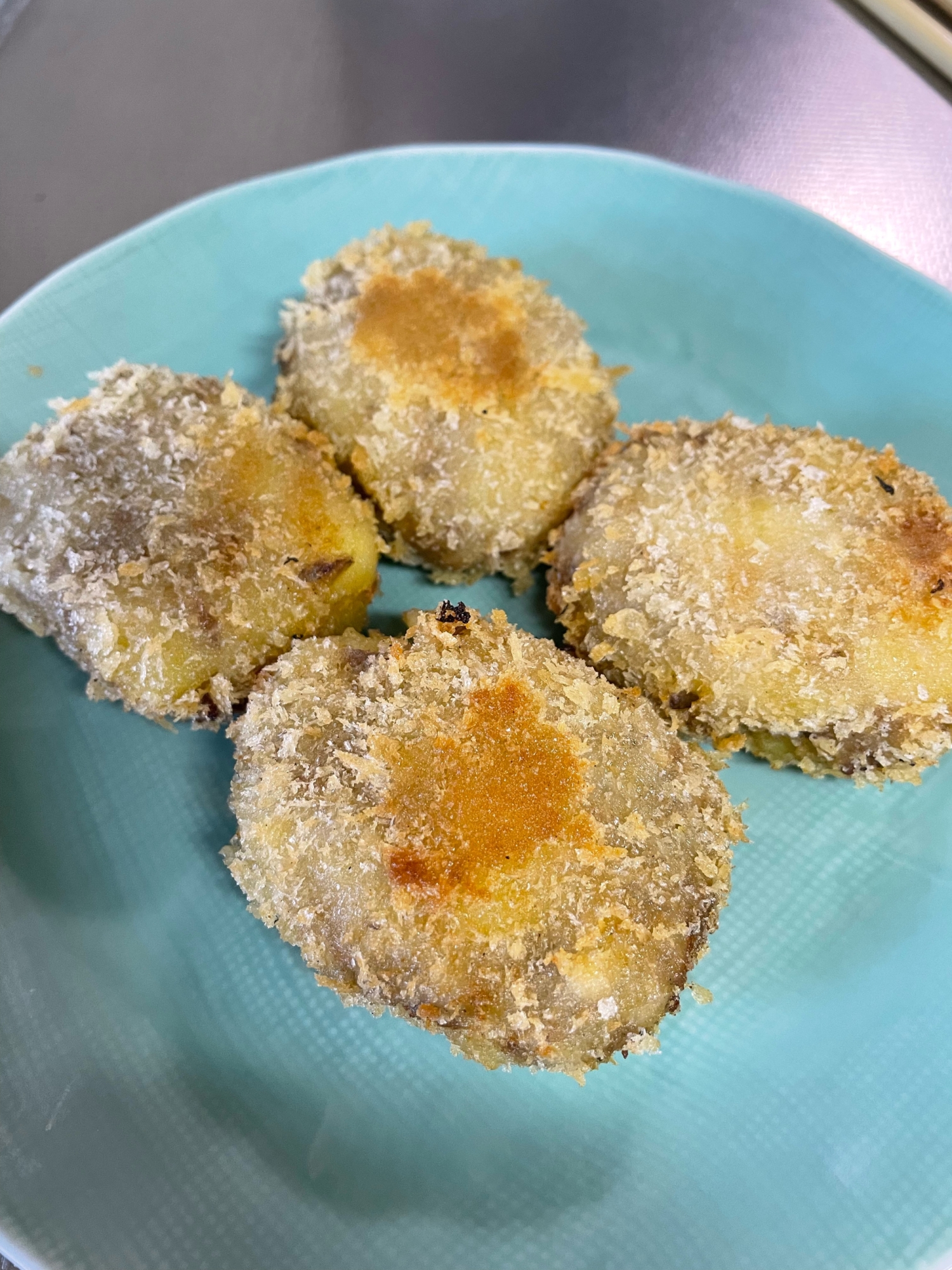 かぼちゃの甘いコロッケ