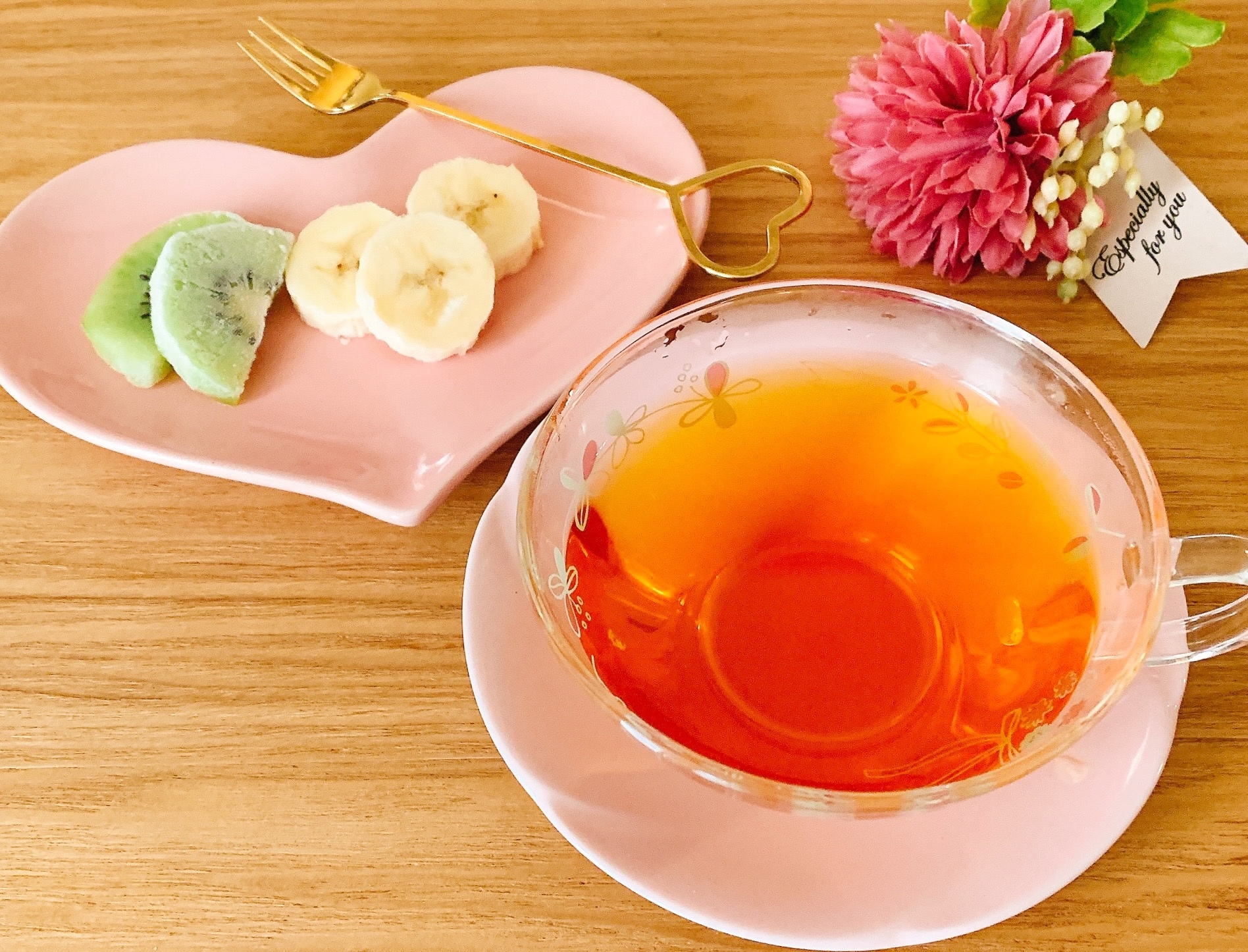 幸せおやつ♡紅茶と好きなフルーツ　10
