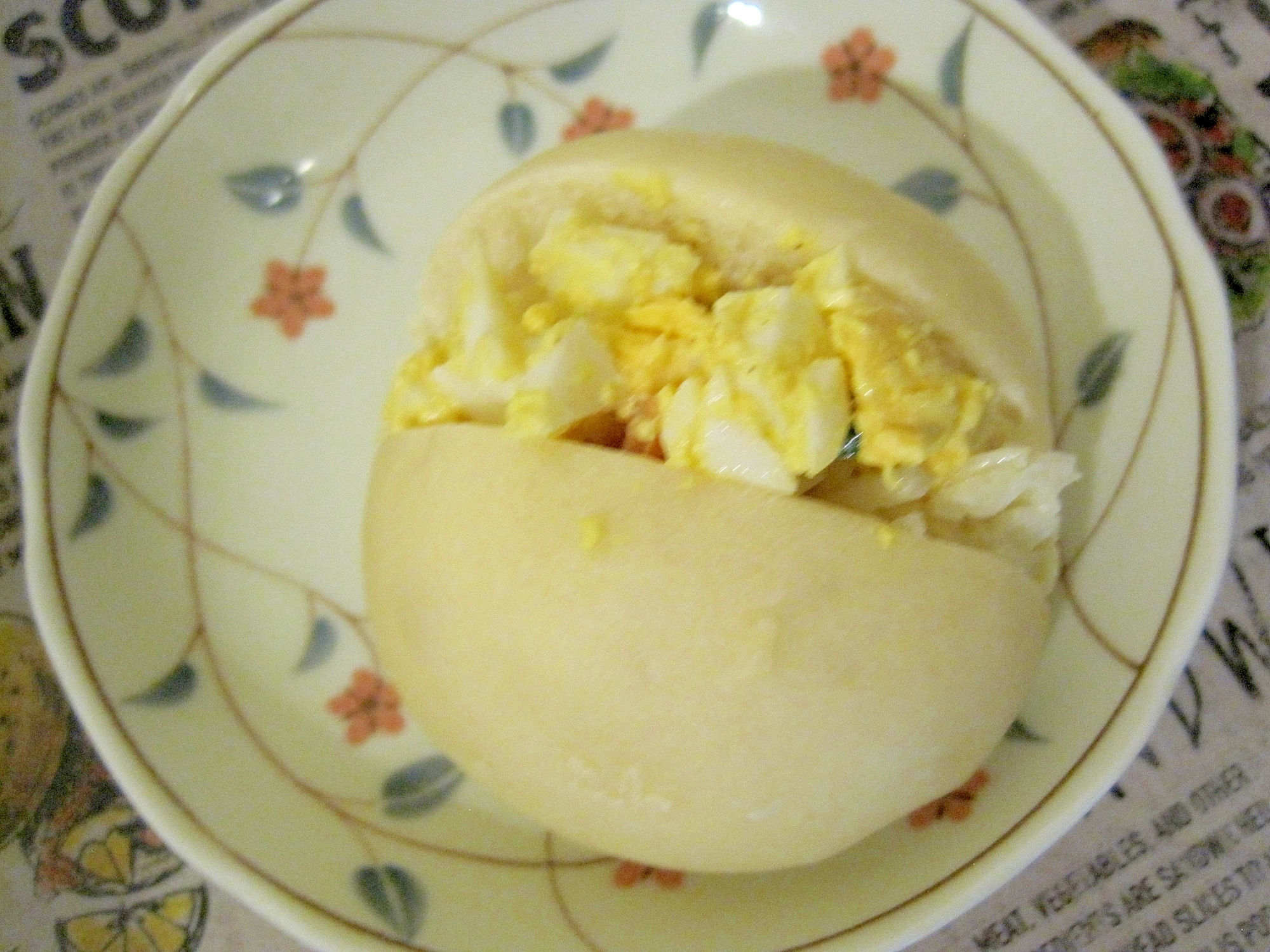 春キャベツの卵ロールサンドイッチ
