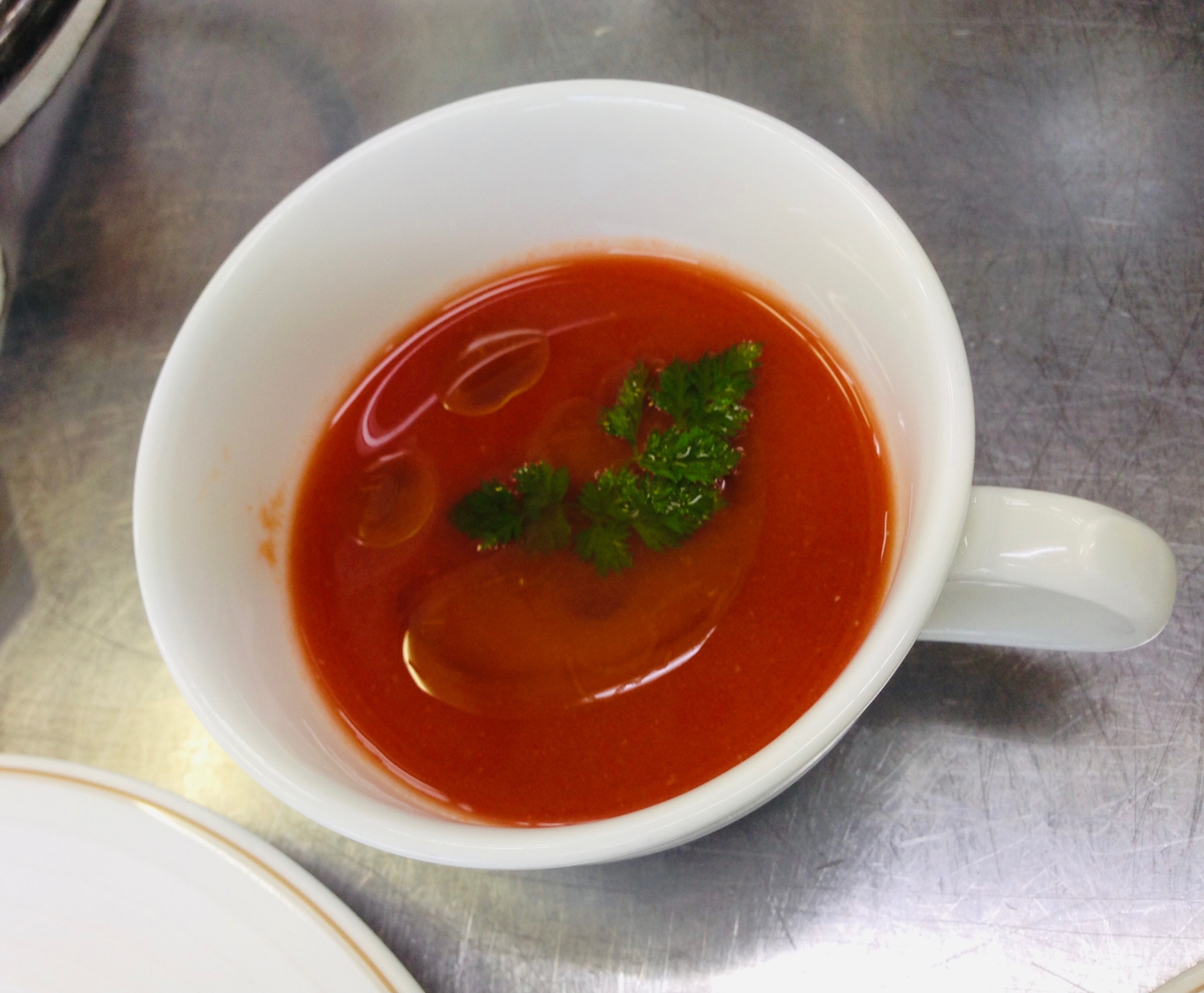 本格ガスパチョ(スペイン風トマトの冷製スープ)