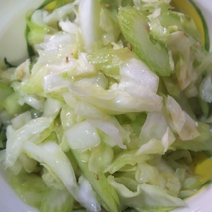 キャベツ＊セロリのさっぱり和え