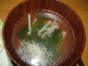 【激速】【汁物】【5分】えのき中華スープ