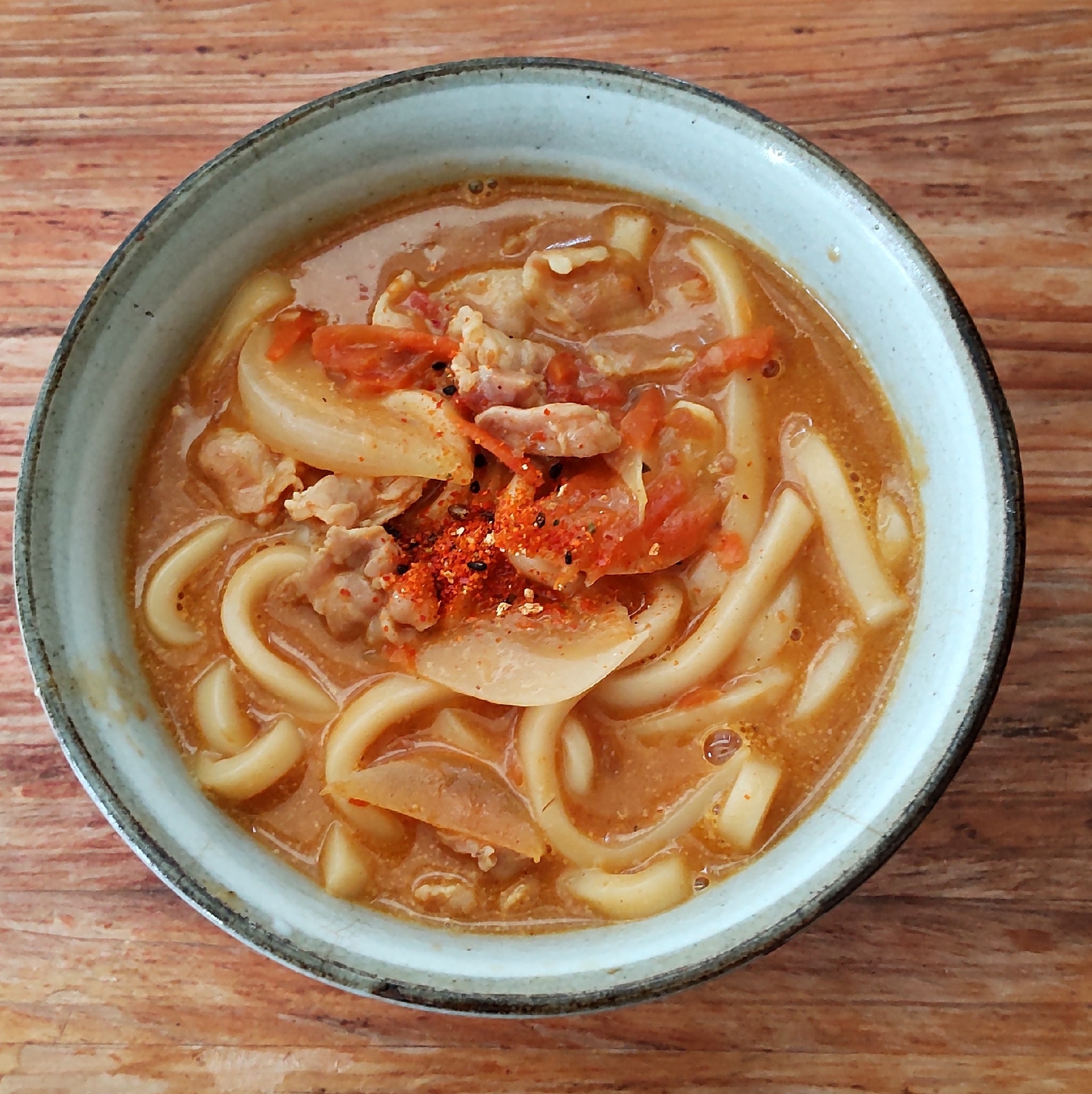 余りカレーでうどん♪