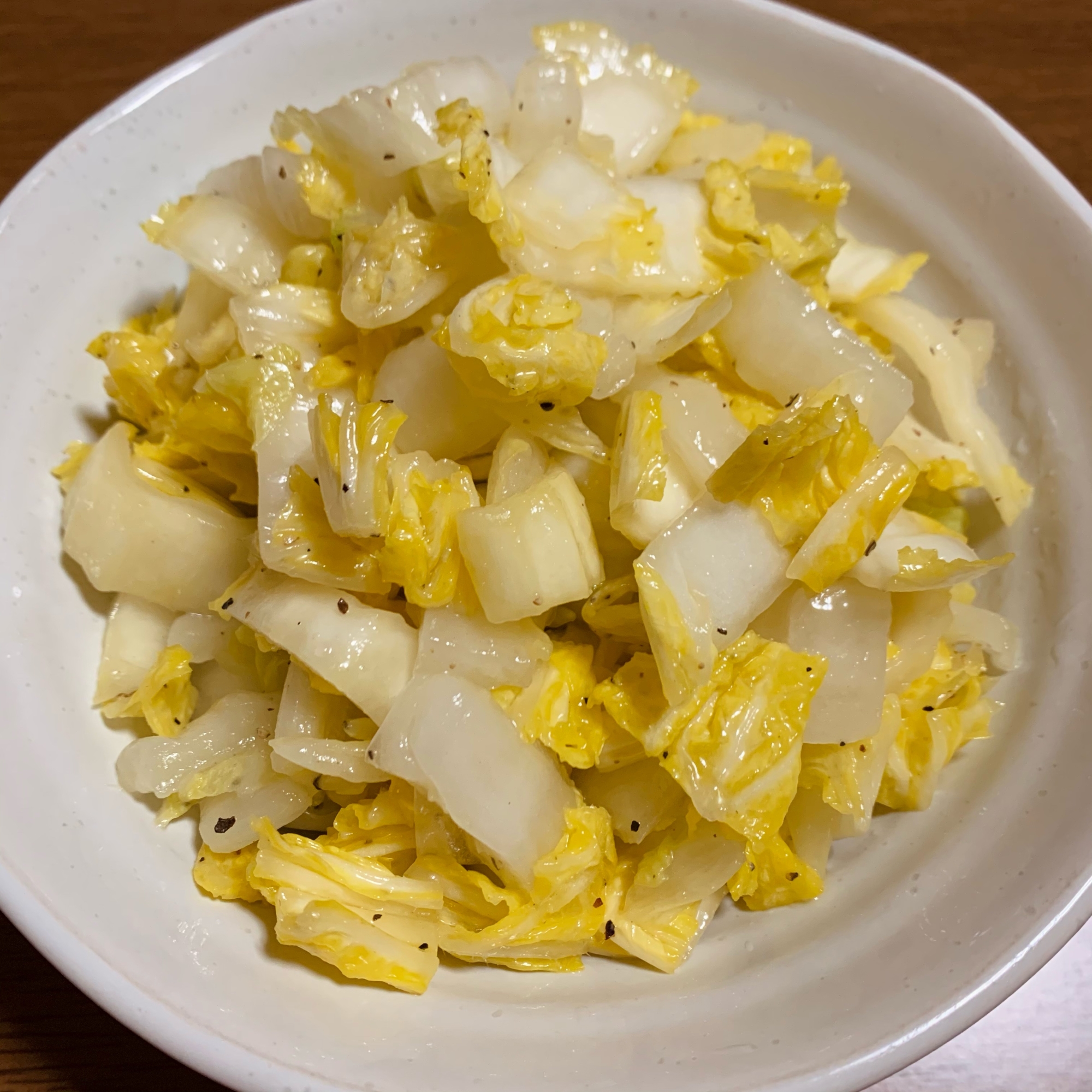 白菜のレモンサラダ