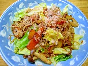 焼きそば レンジ活用で、水っぽくならない