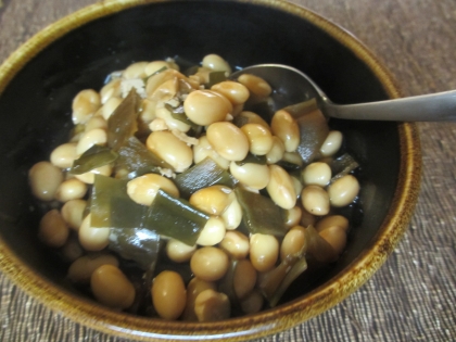 お豆美味しいです♪圧力鍋で手軽にできました！ごちそうさまでした～