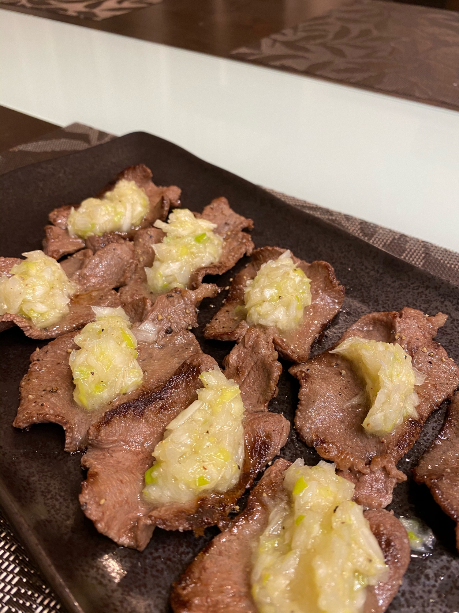 居酒屋の味 ネギ塩牛タン レシピ 作り方 By Kitchen Tktk 楽天レシピ