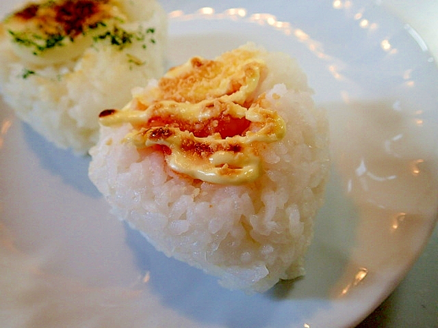 海老チリの焼きおにぎり