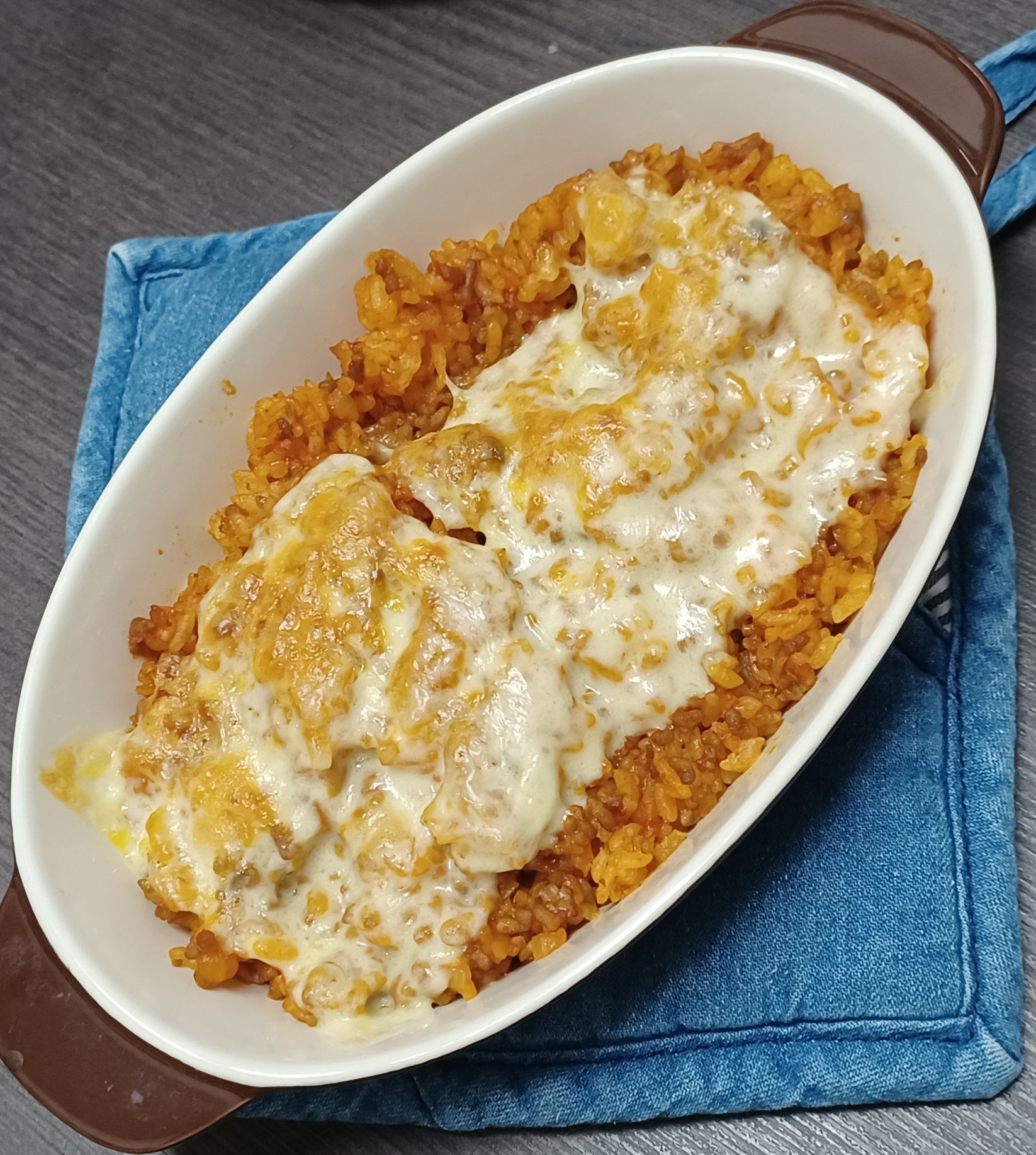 ♪ミートバターライスの国産チーズ焼き♪☆