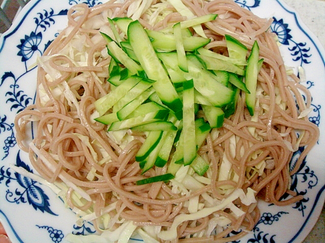 キャベ蕎麦　ダイエットに。