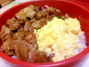 お惣菜の焼き鳥を使って　焼鳥丼