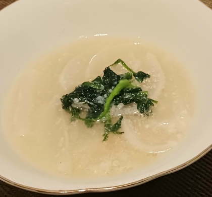 【清湯西洋菜】塩麹風味の手軽な簡単中華風スープ