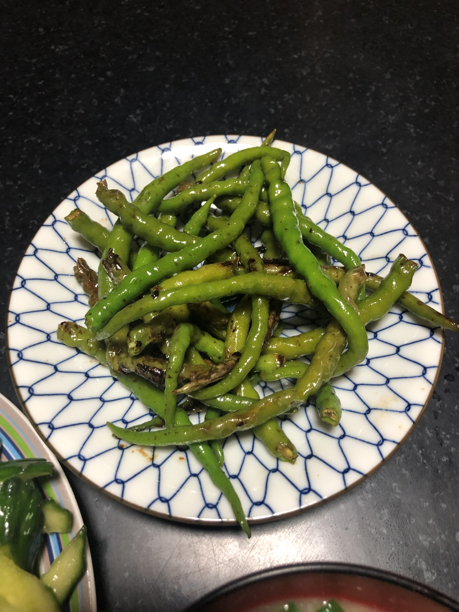 食感が楽しい☆ひもとうがらしの醤油炒め