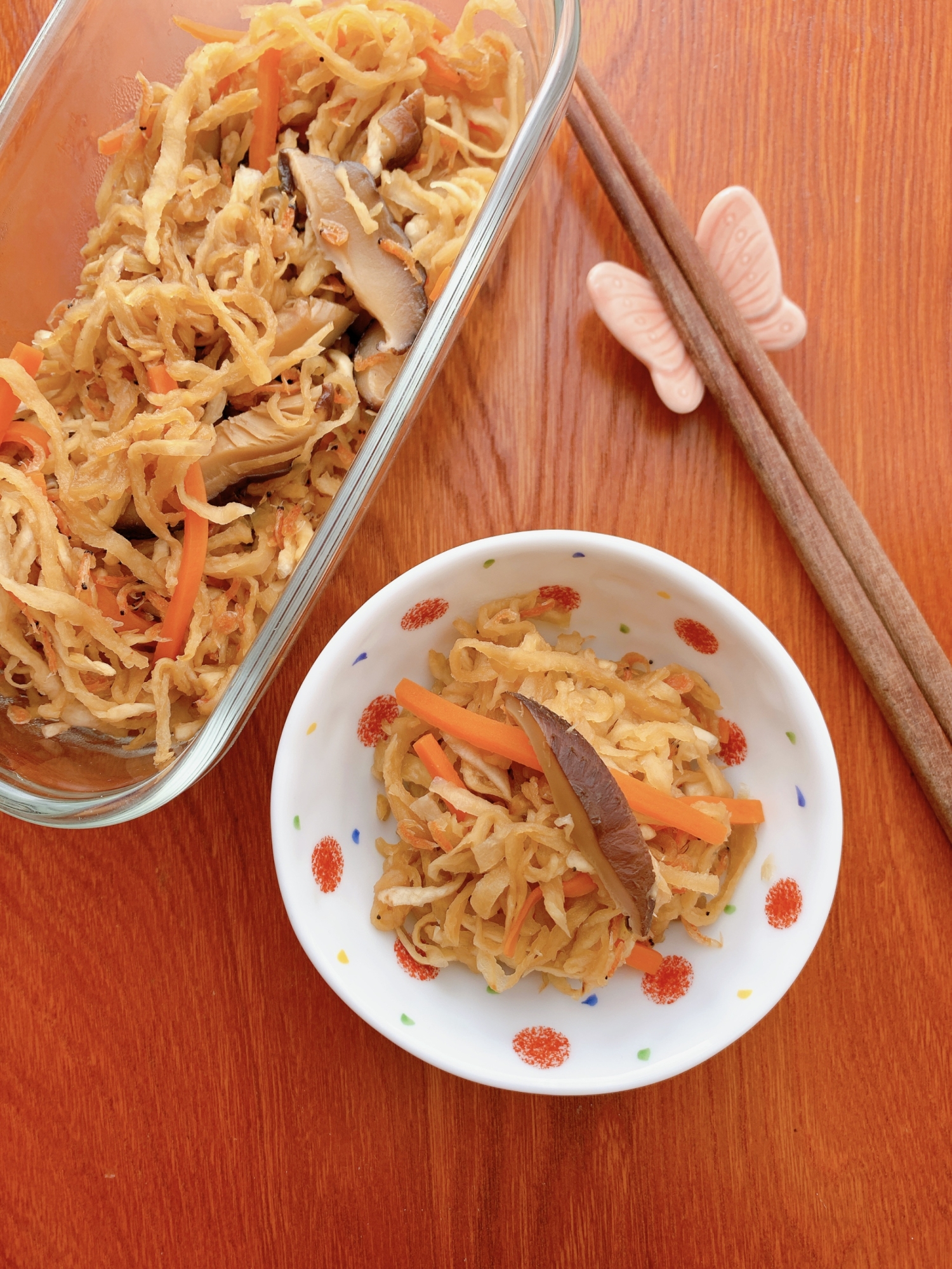 あみえびと切り干し大根の煮物