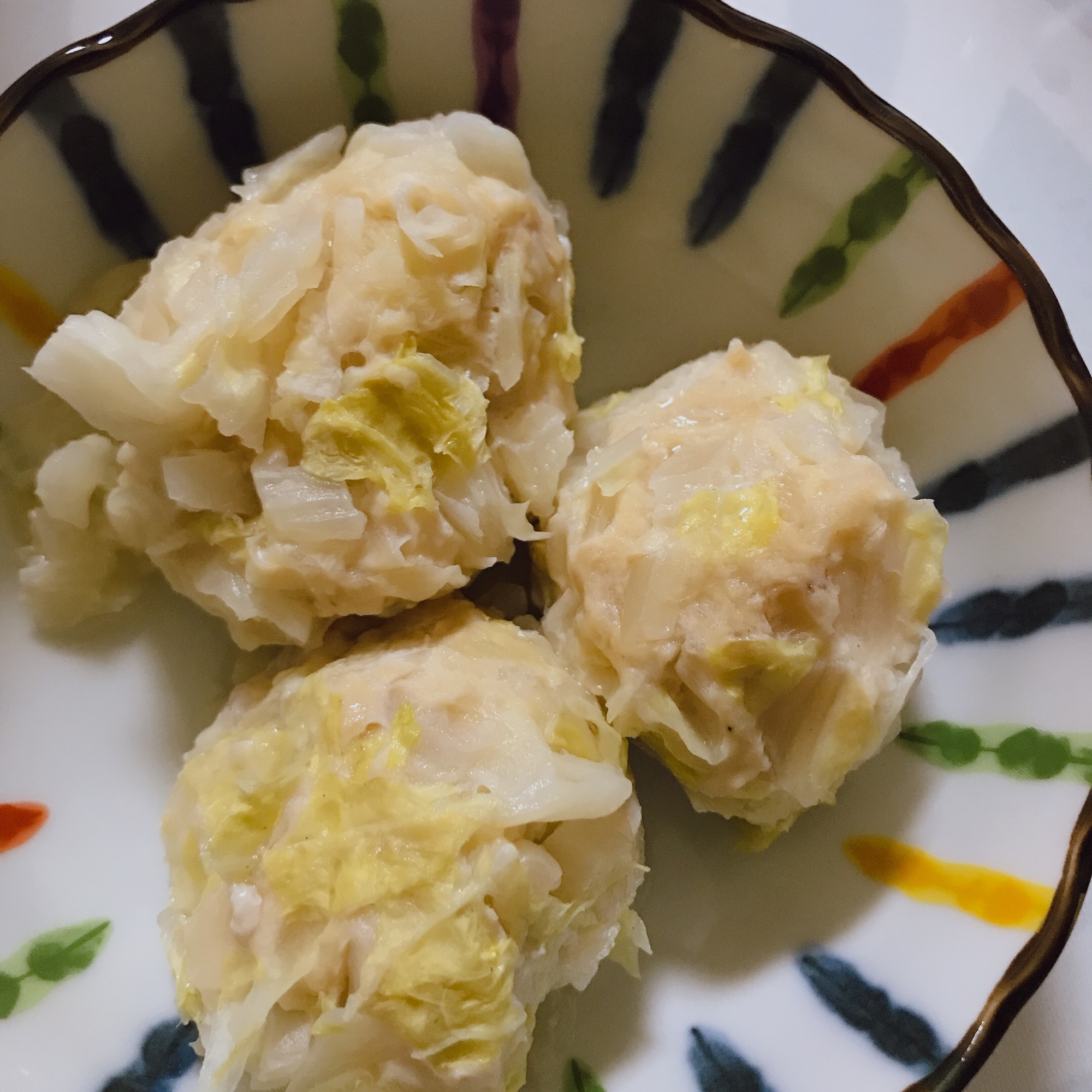 鶏ひき肉とキャベツのしゅうまい