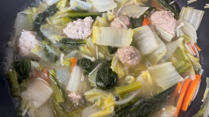 白菜と肉団子のトロトロ煮♪