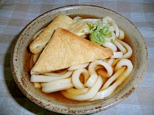 カリカリお揚げできつねうどん☆