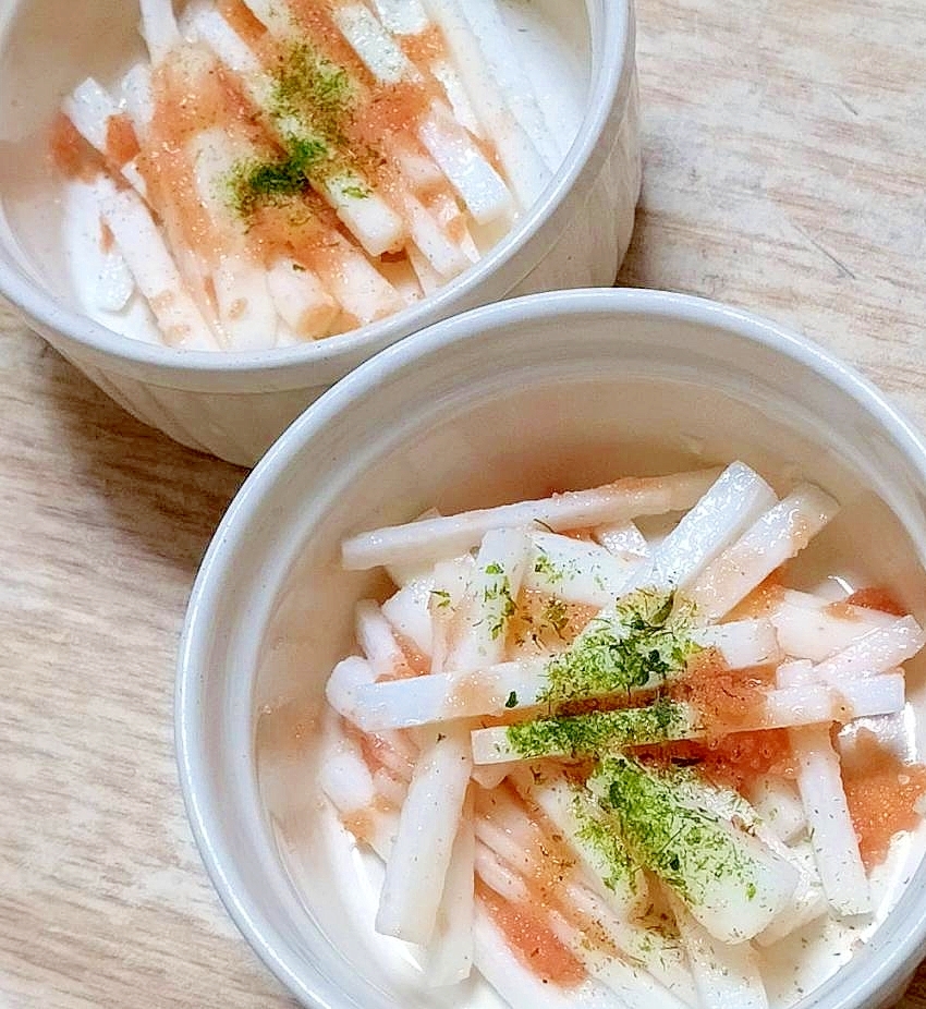 長芋のほぐし明太子和え