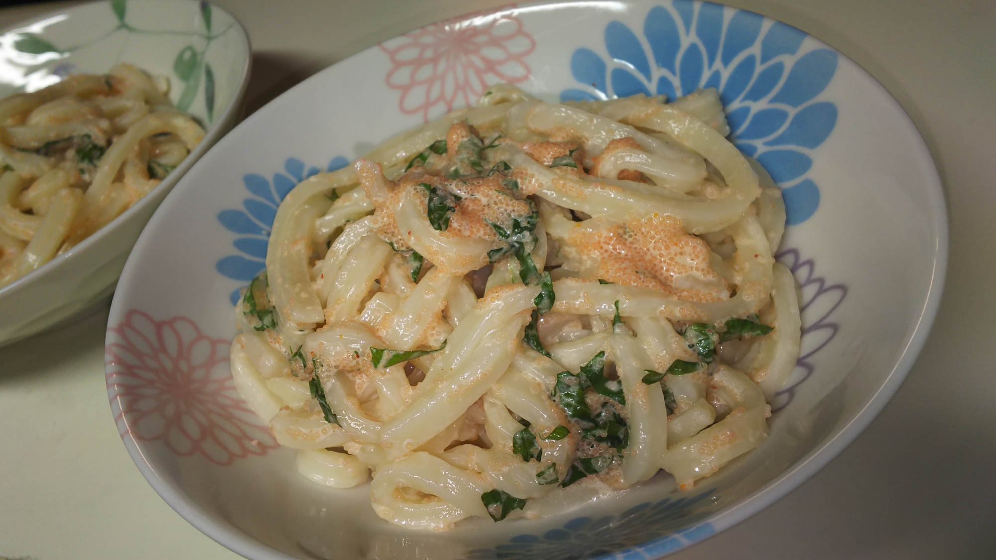 子供の大好きな明太子うどん