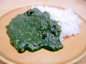 栄養満点！ほうれん草カレー