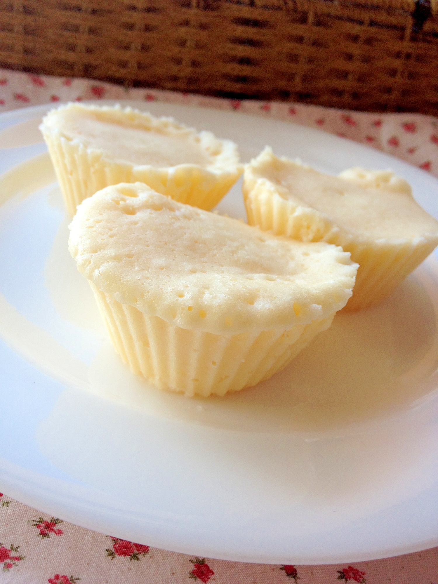 レンジで簡単♪米粉の蒸しパン