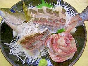 ほのかな甘みが身上!イサキの”姿造り”
